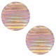 Basic cabochon 20mm stripe Champagne holographic